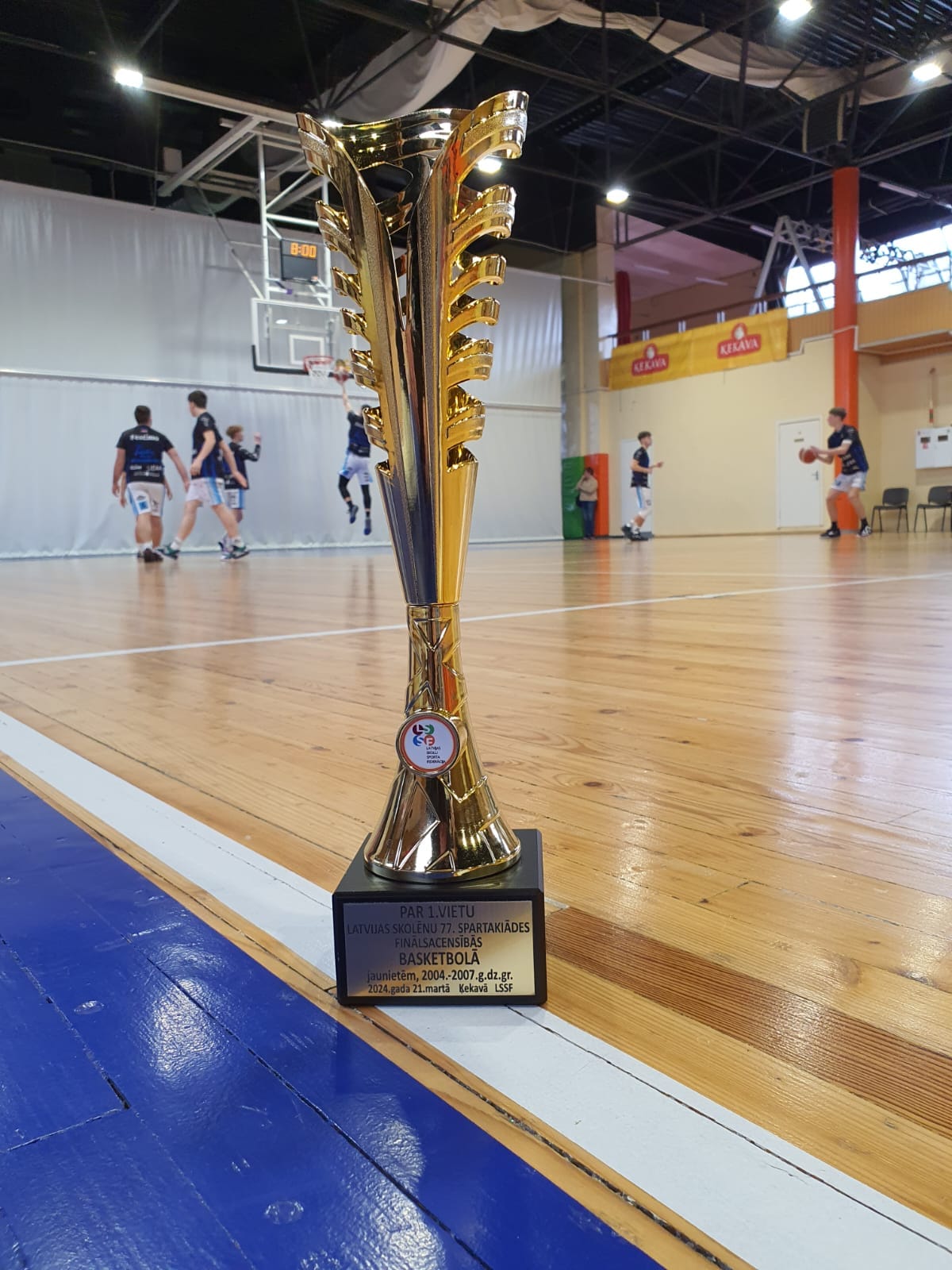 1. vieta Latvijas Skolēnu 77. spartakiādes finālsacensībās basketbolā