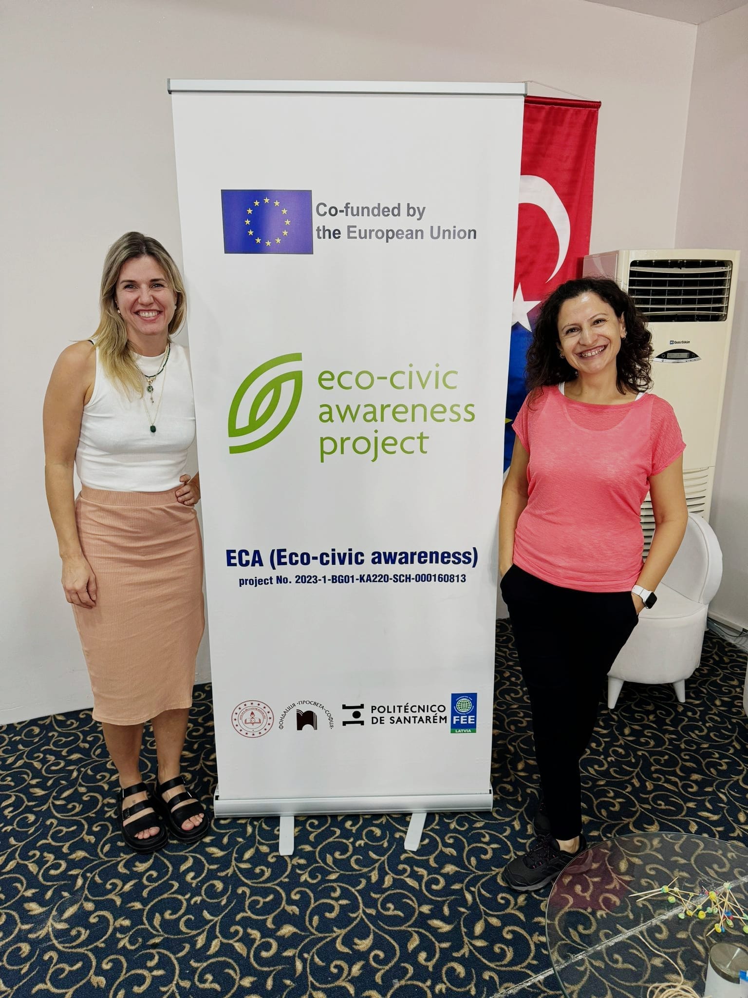 Ekoskolas koordinatore piedalās Erasmus+ projektā “ECO-CIVIC Awareness” Turcijā