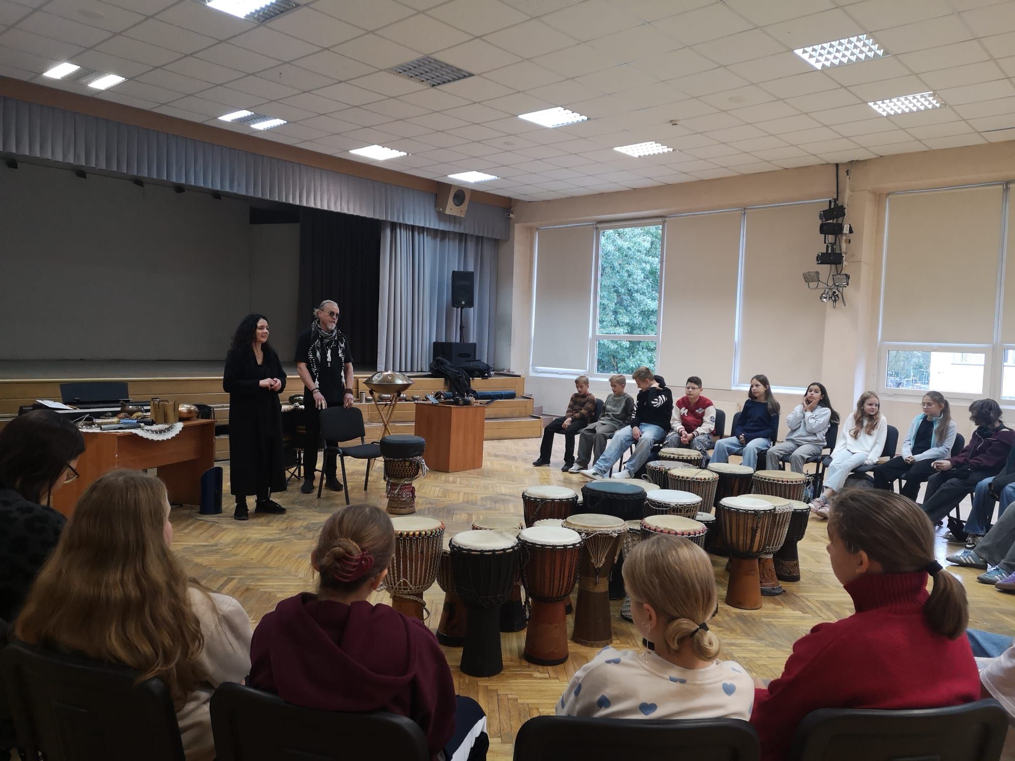 3. – 6. klašu skolēni iepazīst daudzveidīgo ritma un skaņu pasauli