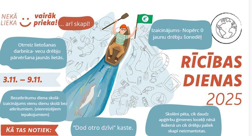 Rīcības dienas 2025 “Nekā lieka – vairāk prieka!” 