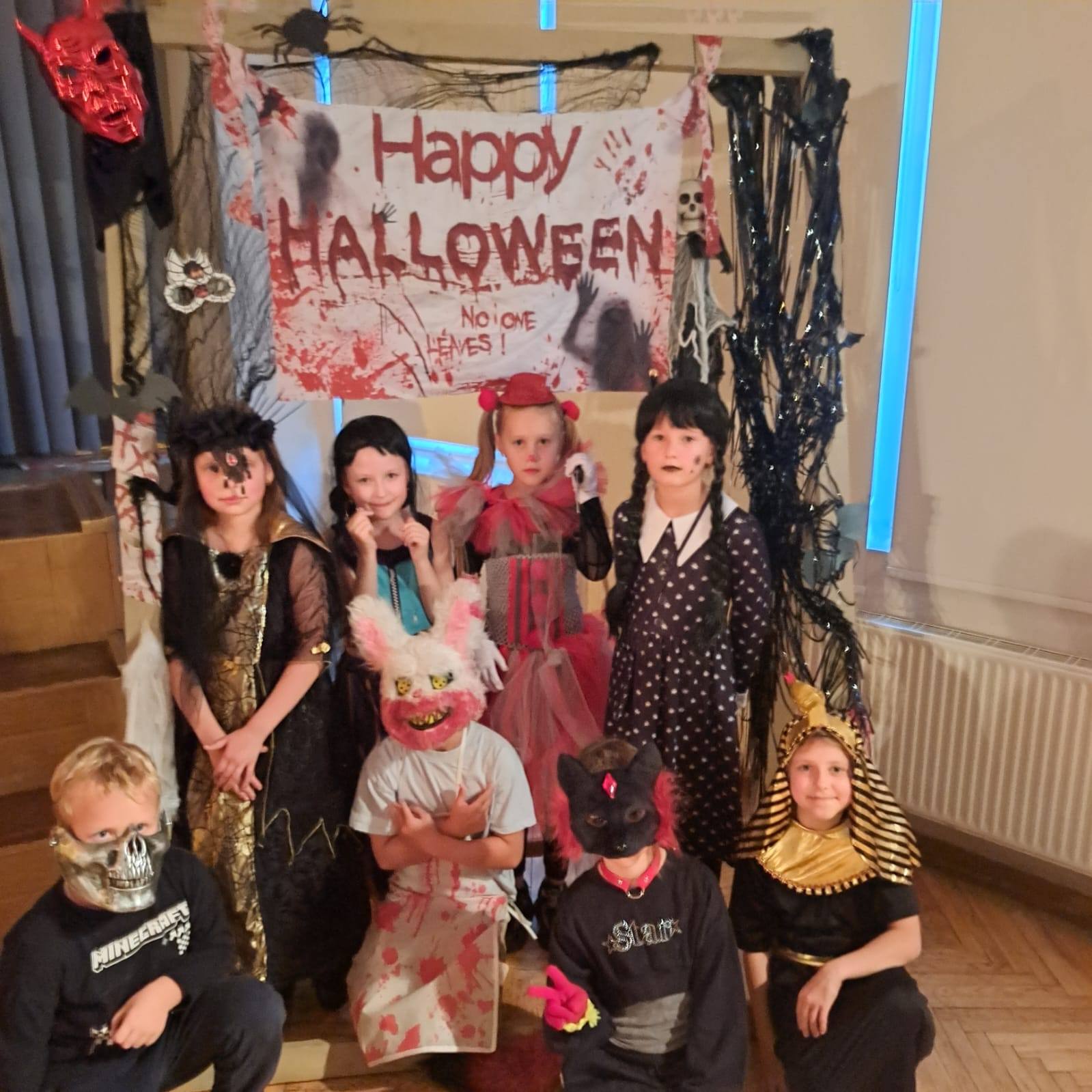 Halovīna noskaņas Rīgas Imantas vidusskolā